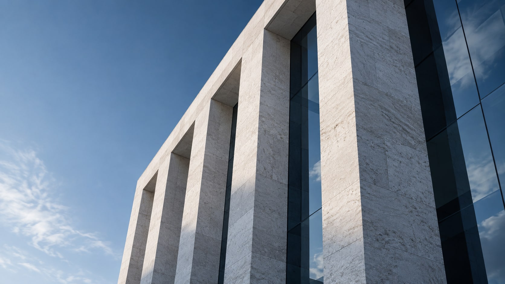 Detalle de arquitectura contemporánea